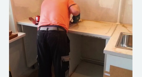 Сборка кухонного гарнитура. Нягань